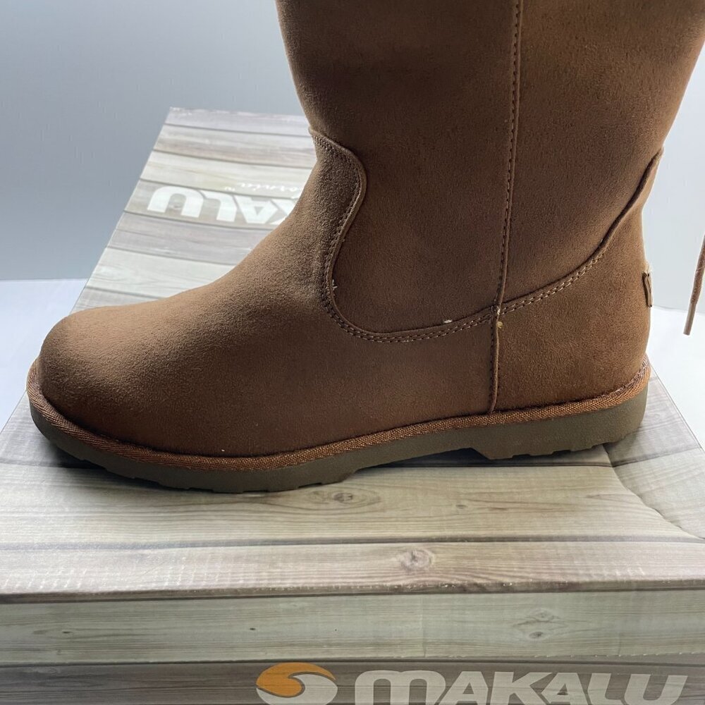 Makalu Brown Suede Boots Size 10 - Picture 12 of 12